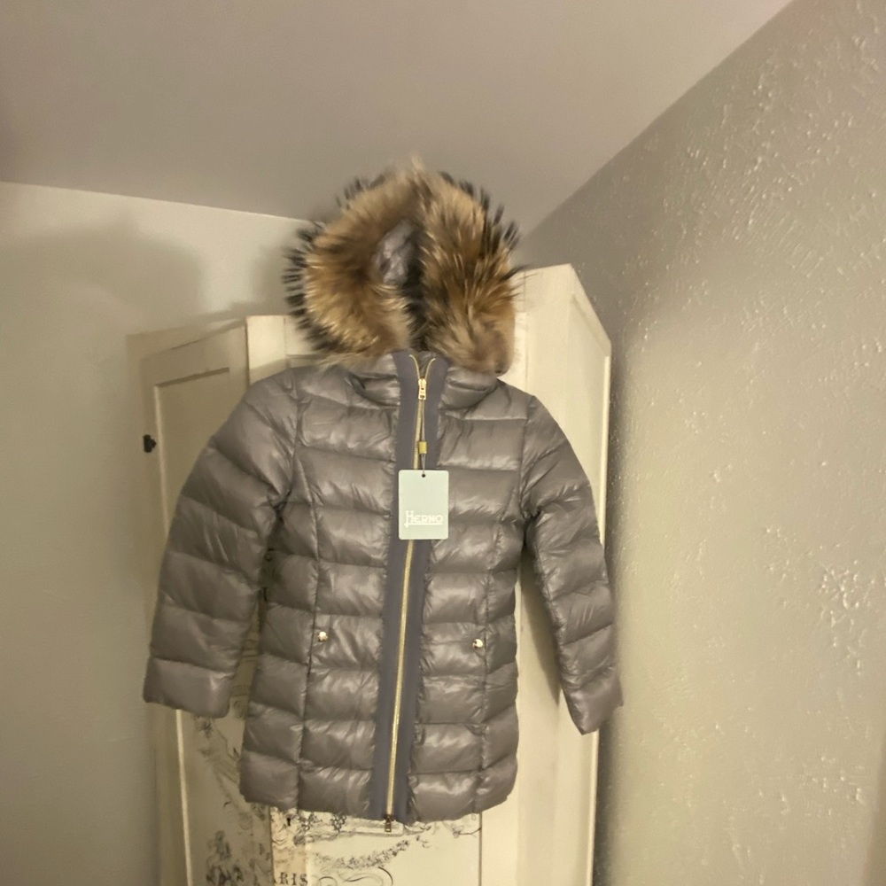NWT Guaranteed Authentic Herno Girl's Down Quilted Jacket - SZ 8 ($675 retail)